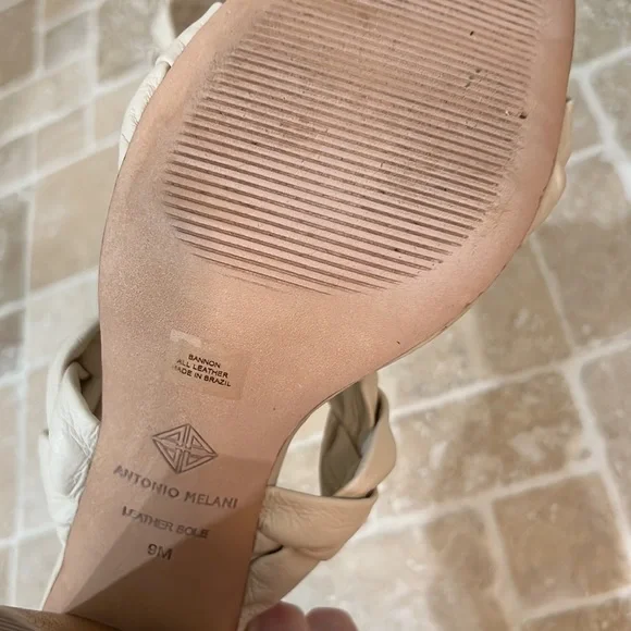 Antonio Melani Braided Leather Sandals - Picture 4 of 4